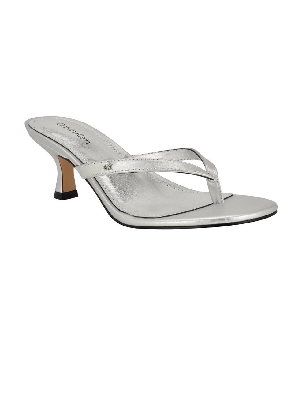 New Calvin Klein Women's Opelle Tapered Kitten Heel Sandals